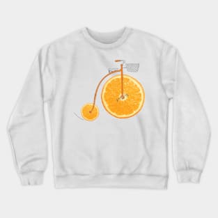 Nursery Orange Bicycle Crewneck Sweatshirt